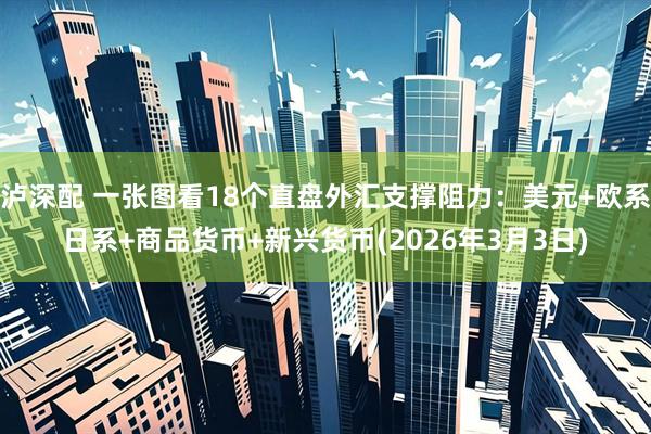 泸深配 一张图看18个直盘外汇支撑阻力：美元+欧系日系+商品货币+新兴货币(2026年3月3日)