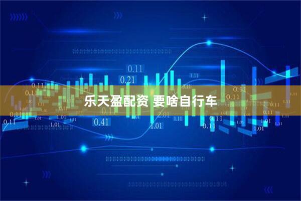 乐天盈配资 要啥自行车